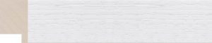 Moulding - 34x22mm - White Open Grain