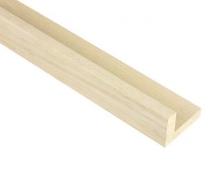 12mm 'Bare Wood L' Ayous 42mm Rebate FSC 100%