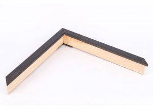Deep Rebate Moulding- Open Grain Black 15x35mm