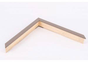 Slim Open Grain Taupe Box Moulding 36x15mm