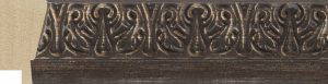 Moulding - 43x26mm Decorative Bronze