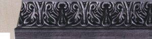 Moulding - 43x26mm Decorative Charcoal