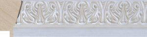Moulding - 43x26mm Decorative Silver