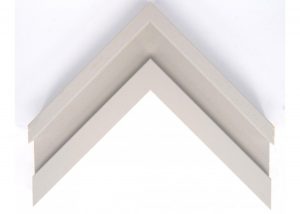 Open Grain Light Grey Trough Tray Moulding