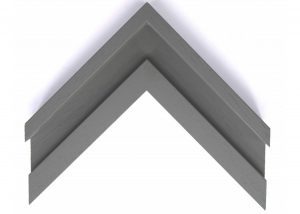 Open Grain Dark Grey Trough Tray Moulding