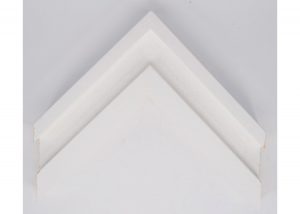 Open Grain White Trough Tray Moulding