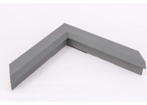 Open Grain Dark Grey 43mm Deep Box Moulding with Bevel Front Edge