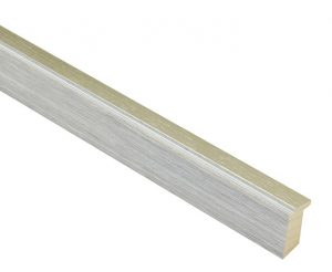 20mm 'Berkley' White & Pale Gold