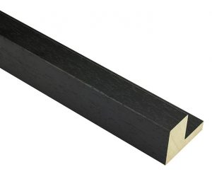 25x39mm 'Bloc' Black FSC 100%
