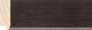 Moulding - 55x19mm Wenge with Silver Sight Edge