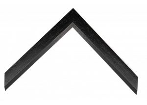 Open Grain Black 30mm wide Moulding with Bevel Front Edge