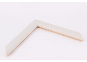 Open Grain White Grey 30mm wide Moulding with Bevel Front Edge