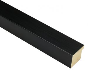 40mm 'Jet' Brushed Gloss Black FSC 100%