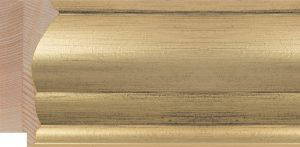 Moulding - 82x33mm - Stepped Scoop Silver