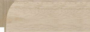 Moulding - 61x27mm Scoop Raw Obeche