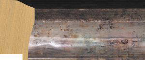 Roma Moulding - 70x40mm Metallic Charcoal