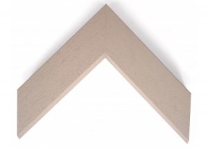 65mm Open Grain Taupe Moulding with Front Bevel Edge