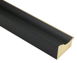 65mm 'Vermeer' Matt Black  Gold Sight Edge FSC 100%