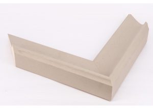 Open Grain Green/Grey Finish Contemporary Scoop Moulding