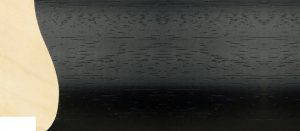 Moulding - 73x33mm Reverse Scoop Black