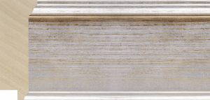Roma Moulding - 80x30mm - Flat Silver