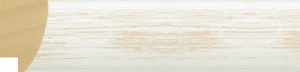 Moulding - 40x27mm White Wash Beveled