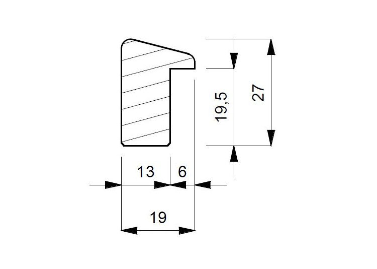 Vellum Antique Style Moulding with Ornate Edges (DM48) Yorks Framing