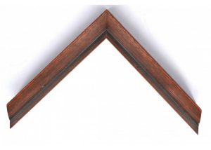 Medium 30mm x 44mm Antique Walnut Deep Sloped Moulding