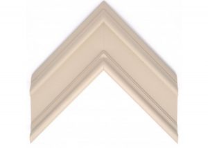 Open Grain Green Grey Contemporary Reverse Moulding