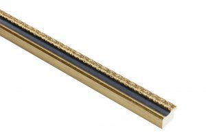 26mm 'Burlington' Old Gold with Matt Black