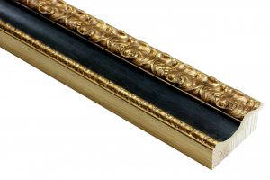 68mm 'Burlington' Old Gold with Matt Black