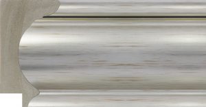 Polymer Moulding - 87x49mm Scoop Silver