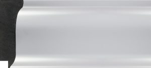 Polymer Moulding - 76x26mm - Matt Silver