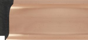 Polymer Moulding - 76x26mm - Rose Gold