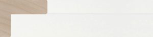 Moulding - Create 16x52mm Closed Grain White Tray Frame