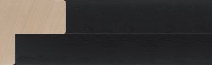 Moulding - Create 28x52mm Open Grain Black Tray Frame