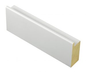 50mm deep 'Floater' Matt White Smooth 9mm rebate FSC 100%