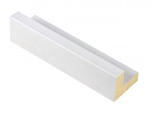 12mm 'Revival L' White 21mm rebate