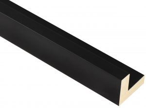 12mm 'Soho' Matt Black 21mm rebate FSC 100%