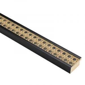 38mm 'Rattan' Black