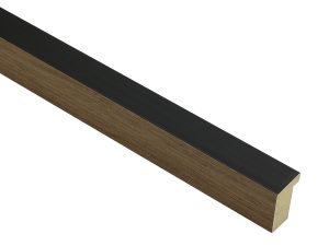 23mm 'Nordic' Black & Walnut