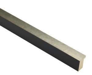 20mm 'Sorrento' Silver  Black back