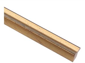 17mm 'Amerei' Gold Leaf & Black