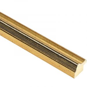 25mm 'Amerei' Gold leaf with Red & Black