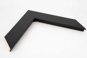 Closed Grain 49mm x 19mm Black Moulding