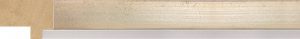 Wooden Moulding – 22x30mm – Silver Leaf with White Lip