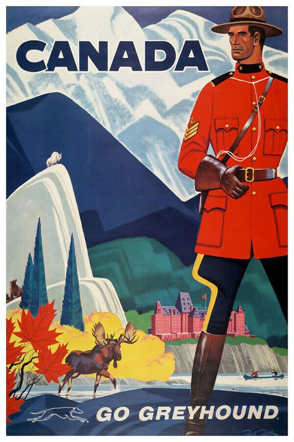 vintage travel poster book