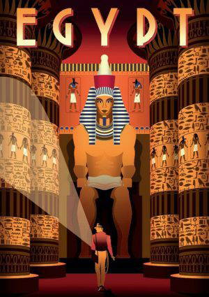 Egypt Vintage Travel Poster