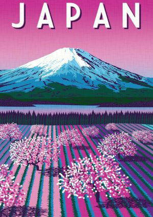 Japan Vintage Travel Poster