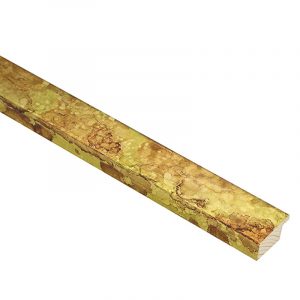 31mm 'Minerale' Citrine/Gold Finish